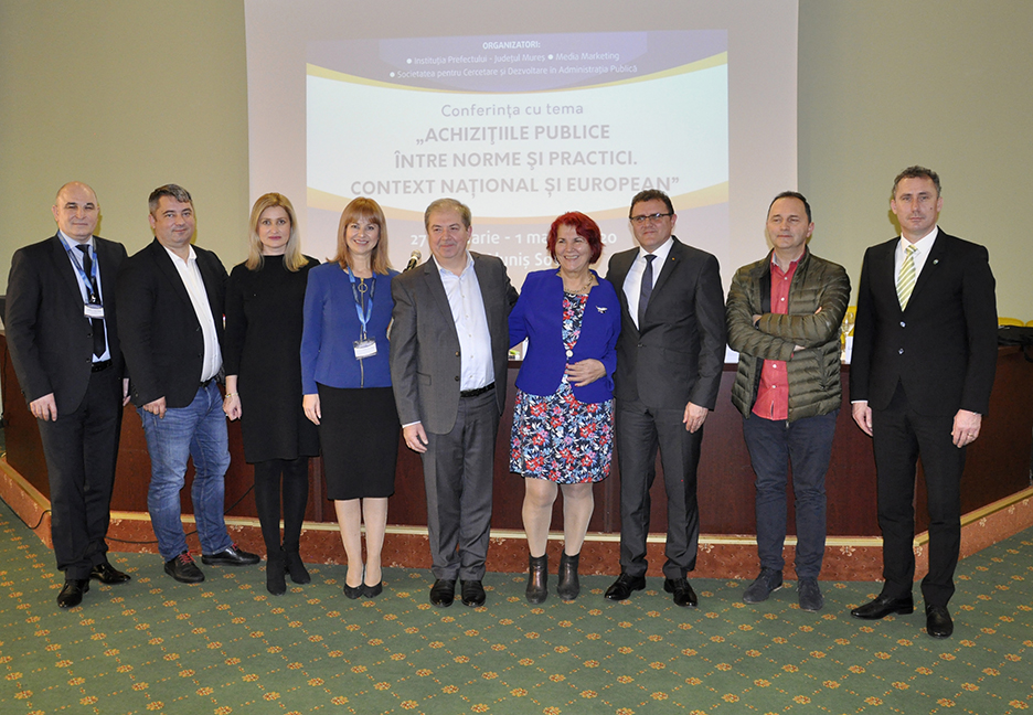 Conferinţa națională cu tema: „ACHIZIŢIILE PUBLICE ÎNTRE NORME ŞI PRACTICI. CONTEXT NAȚIONAL ȘI EUROPEAN”