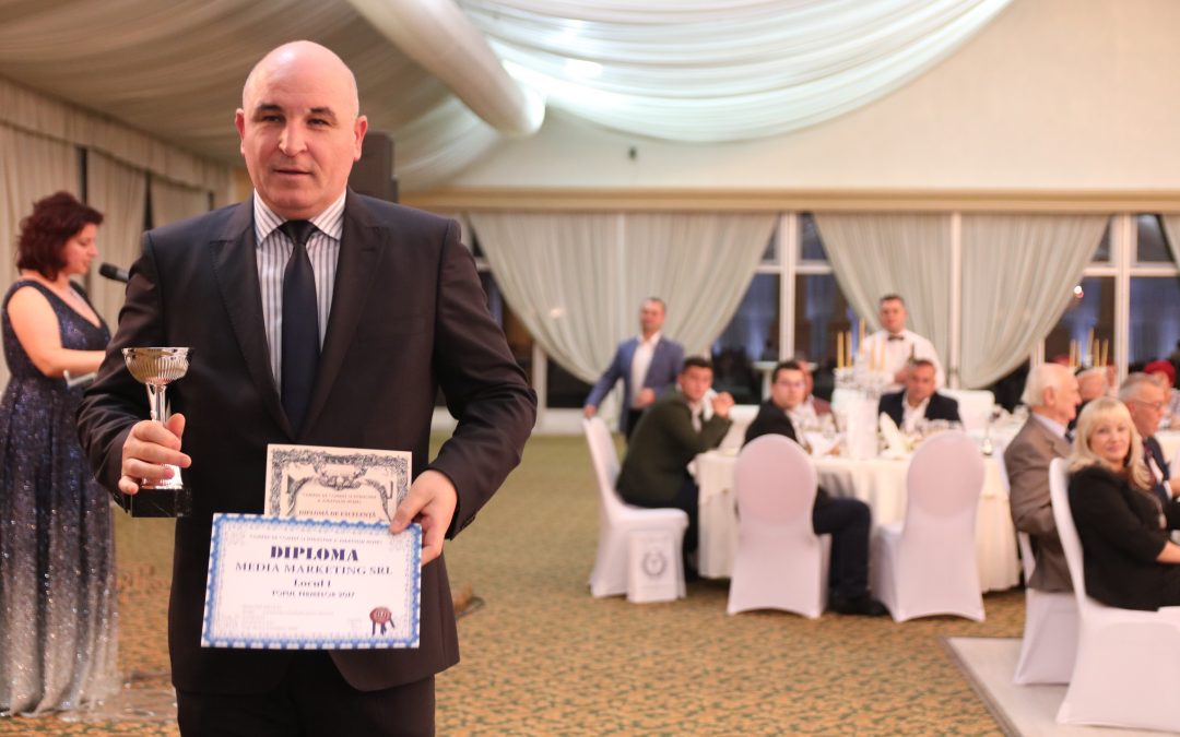 Media Marketing SRL premiată la cea de-a 25-a ediţie a Galei Topului Firmelor Mureşene