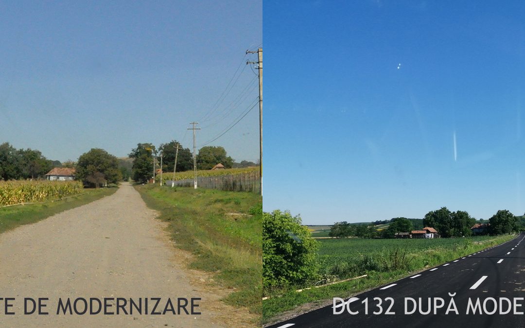 Au fost finalizate lucrările de  modernizare ale drumului comunal DC132 din comuna Band